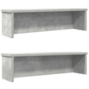 køkkenreoler kan stables 2 stk. 60x15x16 cm betongrå