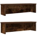 køkkenreoler kan stables 2 stk. 60x15x16 cm røget egetræsfarve