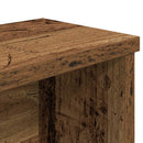 køkkenstativ kan stables 60x15x16 cm konstrueret træ antikt træ