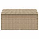 opbevaringskasse til haven beige 110x50x58 cm polyrattan