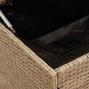 opbevaringskasse til haven beige 110x50x58 cm polyrattan