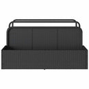float opbevaring ved poolen 110x100x57 cm polyrattan sort