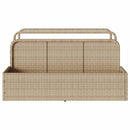 float opbevaring ved poolen 110x100x57 cm polyrattan beige