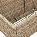 float opbevaring ved poolen 110x100x57 cm polyrattan beige