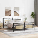 sengeramme uden madras 180x200 cm metal sonoma-eg