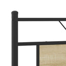 sengeramme uden madras 180x200 cm metal sonoma-eg