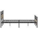 sengeramme uden madras 183x213 cm metal sonoma-eg
