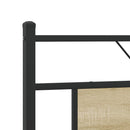 sengeramme uden madras 183x213 cm metal sonoma-eg