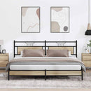 sengeramme uden madras 193x203 cm metal sonoma-eg