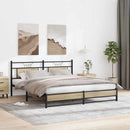 sengeramme uden madras 180x200 cm metal sonoma-eg