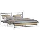 sengeramme uden madras 183x213 cm metal sonoma-eg