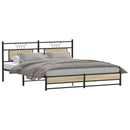 sengeramme uden madras 183x213 cm metal sonoma-eg