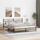 sengeramme uden madras 183x213 cm metal sonoma-eg