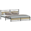sengeramme uden madras 193x203 cm metal sonoma-eg