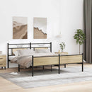 sengeramme uden madras 183x213 cm metal sonoma-eg