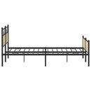 sengeramme uden madras 193x203 cm metal sonoma-eg