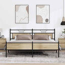 sengeramme uden madras 193x203 cm metal sonoma-eg
