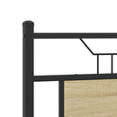 sengeramme uden madras 200x200 cm metal sonoma-eg