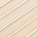 skabslåge 61,5x29,5 cm lameldesign massivt fyrretræ