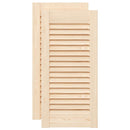 skabslåger 2 stk. 61,5x29,5 cm lameldesign massivt fyrretræ