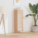 skabslåge 99x29,5 cm lameldesign massivt fyrretræ