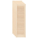 skabslåger 4 stk. 99x29,5 cm lameldesign massivt fyrretræ
