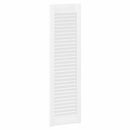 skabslåge 99x29,5 cm lameldesign hvid
