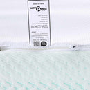 Madras topper Hvid og grøn 70 x 200 cm Jacquard Stof
