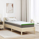Madras topper Hvid og grøn 70 x 200 cm Jacquard Stof