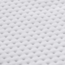 Madras topper Hvid 160 x 200 cm Jacquard Stof
