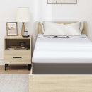 Minde skum madras top 70 x 200 cm Thick Stof-100% polyester