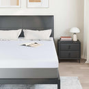 Minde skum madras top 140 x 190 cm Thick Stof-100% polyester