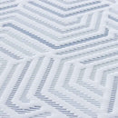 Madras topper 70 x 200 cm tyk Jacquard stof Hvid