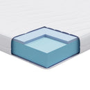 Madras Medium 90 x 190 cm Hvid