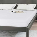 Madras Hvid 140 x 200 cm Jacquard stof