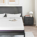 Memoryskummadras Medium 180 x 200 cm Hvid og Grå
