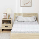 Madras Hvid 90 x 200 cm Jacquard stof