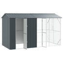 Fuglebur Antracit 430 x 208 x 247 cm Galvaniseret stål