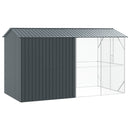Fuglebur Antracit 430 x 208 x 247 cm Galvaniseret stål