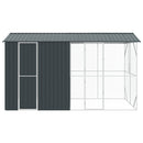 Fuglebur Antracit 430 x 208 x 247 cm Galvaniseret stål