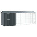 Fuglebur Antracit 645 x 208 x 247 cm Galvaniseret stål