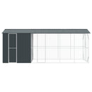 Fuglebur Antracit 645 x 208 x 247 cm Galvaniseret stål