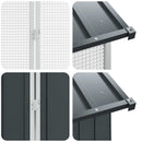 Fuglebur Antracit 860 x 208 x 247 cm Galvaniseret stål