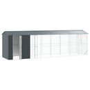 Fuglebur Antracit 860 x 208 x 247 cm Galvaniseret stål