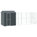 Fuglebur Antracit 621 x 208 x 247 cm Galvaniseret stål