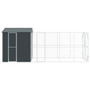 Fuglebur Antracit 621 x 208 x 247 cm Galvaniseret stål