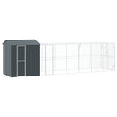 Fuglebur Antracit 824 x 208 x 247 cm Galvaniseret stål