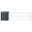 Fuglebur Antracit 824 x 208 x 247 cm Galvaniseret stål