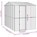 Fuglebur Antracit 215 x 310 x 247 cm Galvaniseret stål