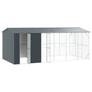 Fuglebur Antracit 645 x 310 x 247 cm Galvaniseret stål